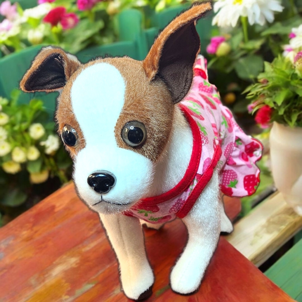 Glamour to the Bone XS Strawberry Doggy Dress - Picture 2 of 7